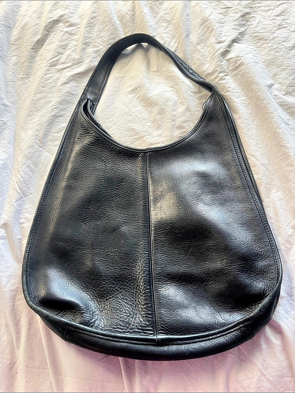 RARE COACH Ergo XL Hobo Bag Black Leather 9026